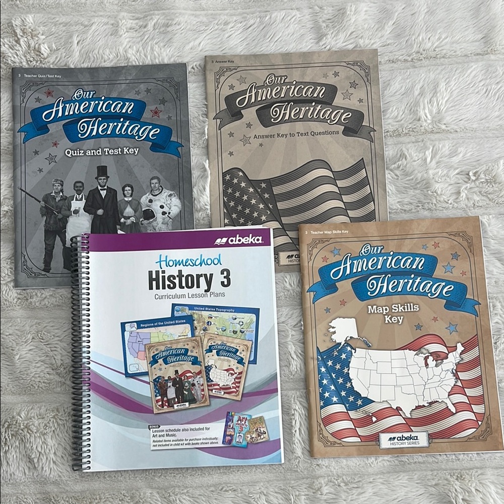 Abeka Homeschool History 3 - Set of 4